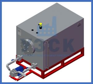 Горизонтальный БДП с насосом в Караколе