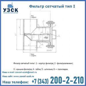 Фильтр сетчатый ФС по Т-ММ-11-2003 в Караколе