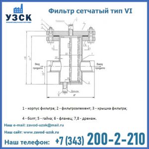 Фильтр сетчатый ФС по Т-ММ-11-2003 в Караколе